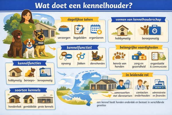 Alles over het beroep kennelhouder Wat doet een kennelhouder